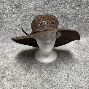 Route 66 Y2K Straw Sun Hat Floppy Boho Beach Road Trip Retro 70s Hippie Festival